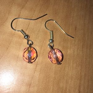 Pint tinted earrings